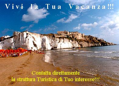 Vieste, Pizzomunno - Splendida città sul Gargano, con numerosi alberghi, residence, hotel, villaggi, pensioni, agenzie e agriturismo a disposizione del Turismo. 